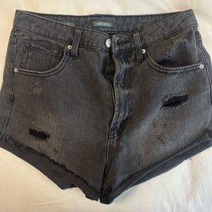 wild fable black jean shorts